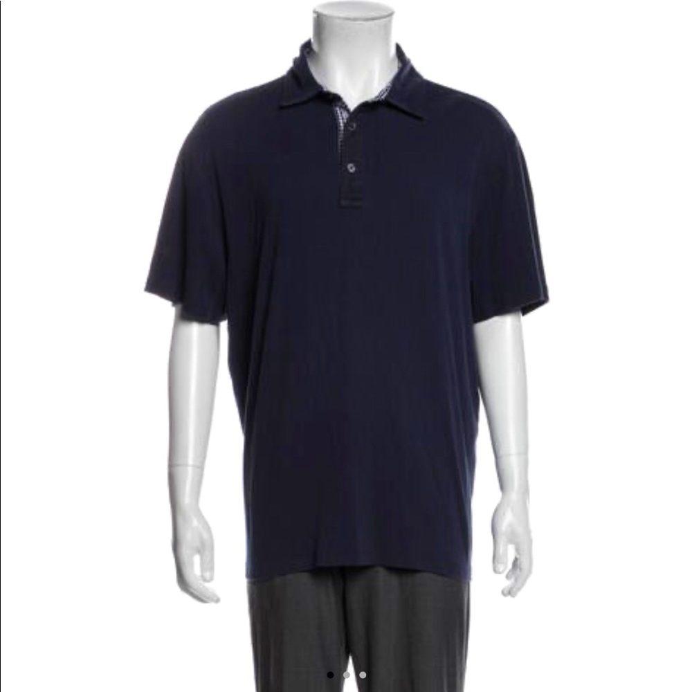 Michael Kors blue short sleeved polo